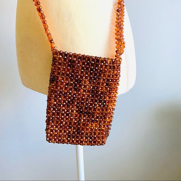 Sabina New York vintage beaded crossbody purse - Picture 3 of 5